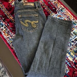 SouthPole Med Wash Womens Jeans Sz 7. Authentic (15"x27/rise 8.5. (#1595B)